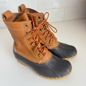 L.L.Bean Bean Boots Youth Size 2 Duck Boots Made in USA